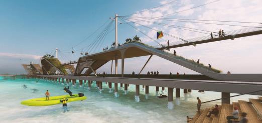   اسکله تفریحی با امکانات رستوران و اقامت 